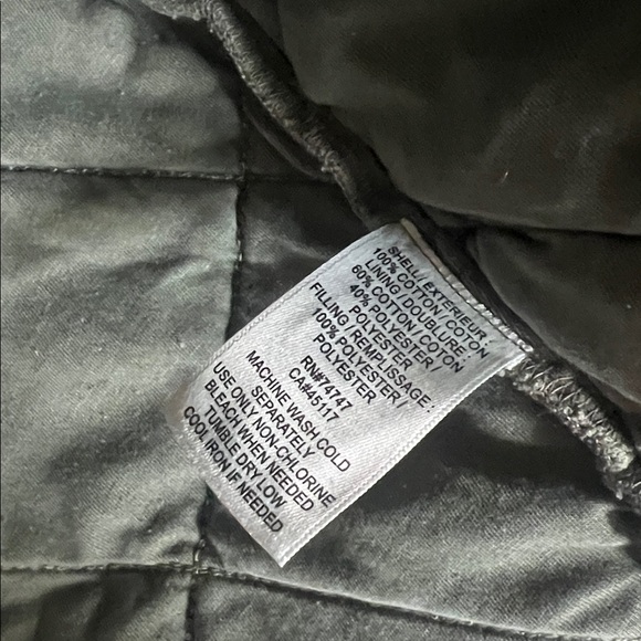 Natural reflections green quilted dolman style button down shacket XL - Picture 5 of 5